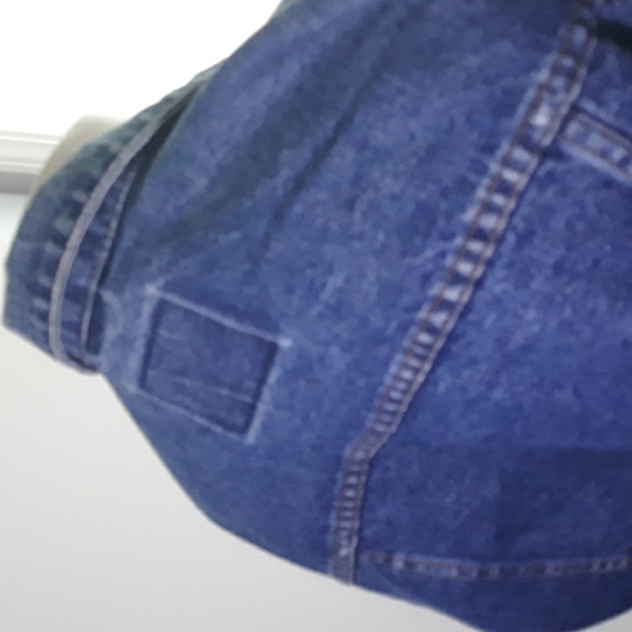 In Crowd stone washed denim jacket. Large - Picture 7 of 7